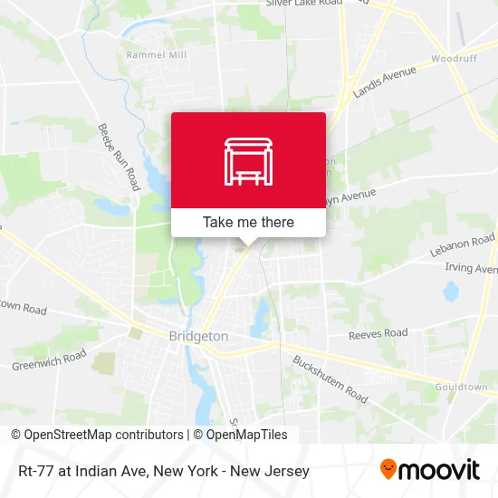 Rt-77 at Indian Ave map