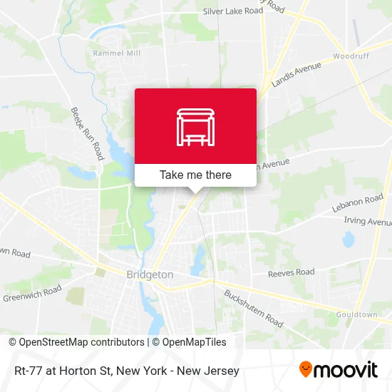 Rt-77 at Horton St map