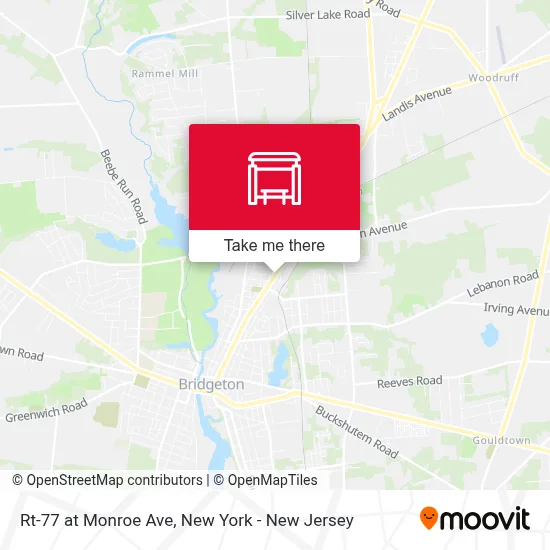 Rt-77 at Monroe Ave map