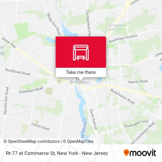 Rt-77 at Commerce St map