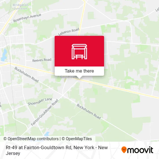 Rt-49 at Fairton-Gouldtown Rd map