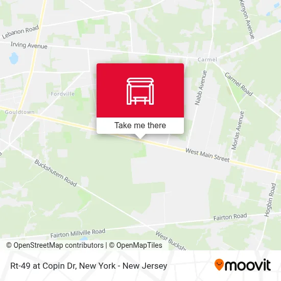 Rt-49 at Copin Dr map
