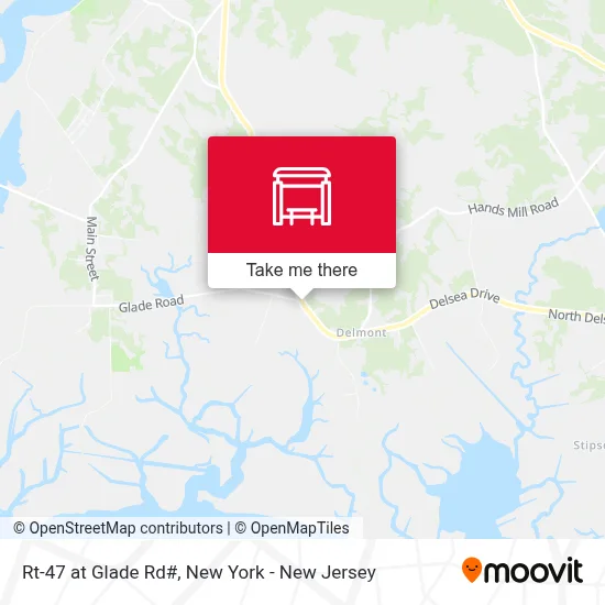 Rt-47 at Glade Rd# map