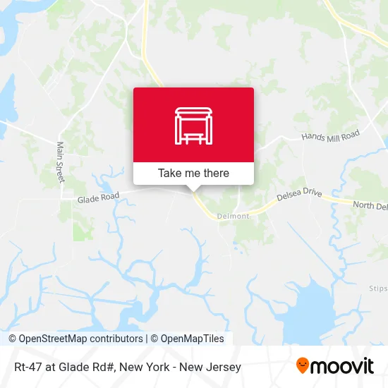Rt-47 at Glade Rd# map