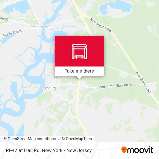 Rt-47 at Hall Rd map