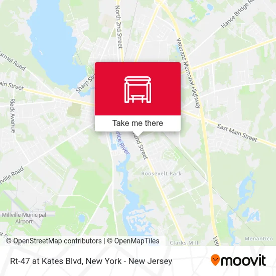 Rt-47 at Kates Blvd map