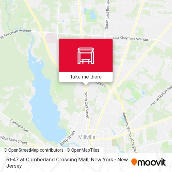 Rt-47 at Cumberland Crossing Mall map