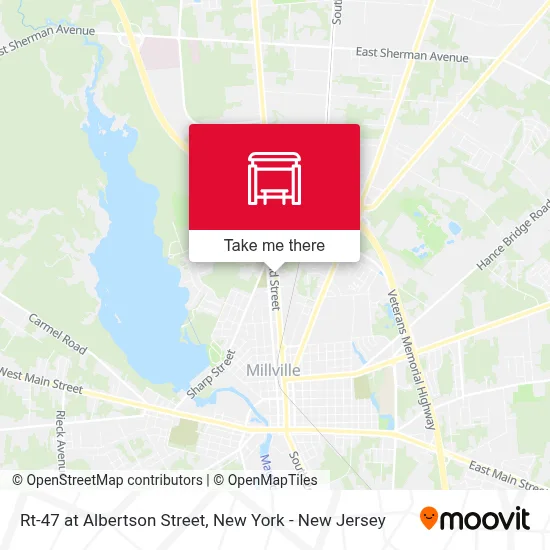 Rt-47 at Albertson Street map