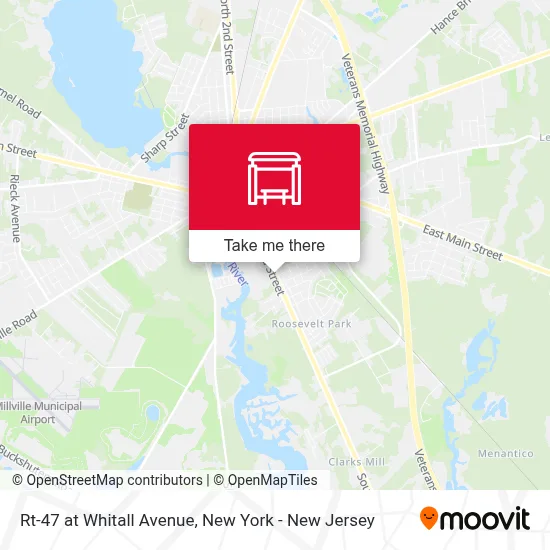 Rt-47 at Whitall Avenue map