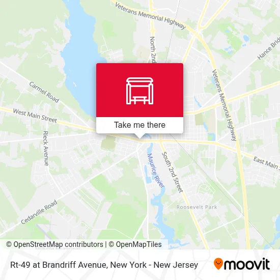 Rt-49 at Brandriff Avenue map