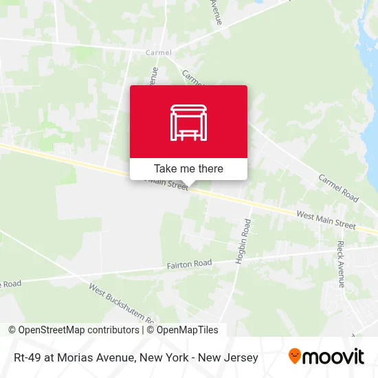 Rt-49 at Morias Avenue map