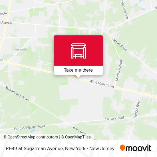 Rt-49 at Sugarman Avenue map