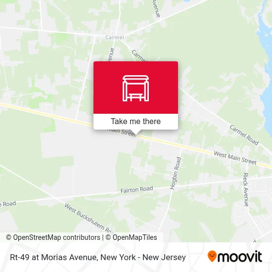 Rt-49 at Morias Avenue map
