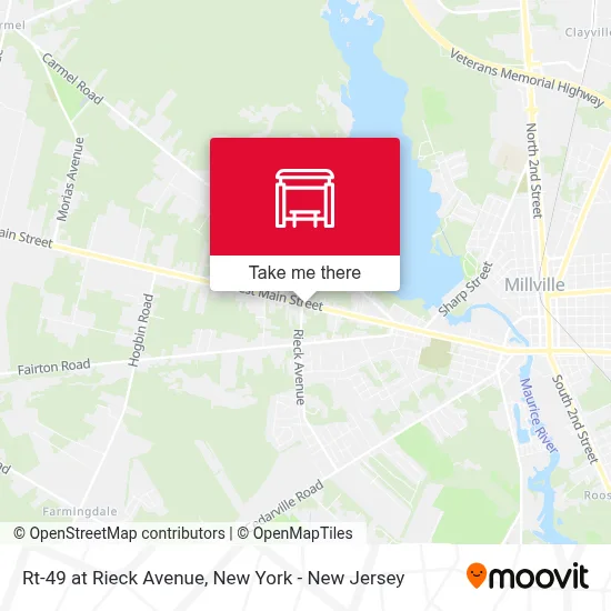 Rt-49 at Rieck Avenue map