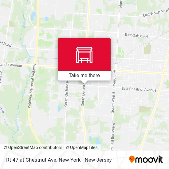 Rt-47 at Chestnut Ave map