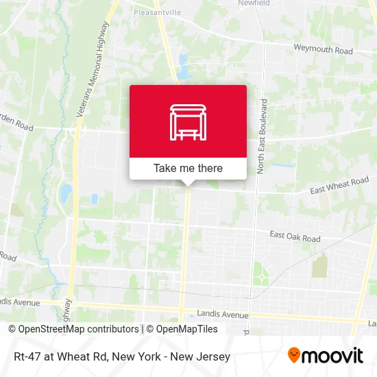 Rt-47 at Wheat Rd map