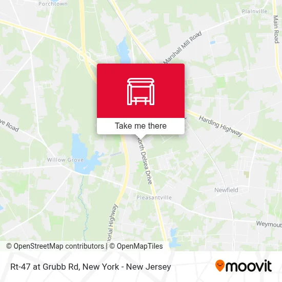 Rt-47 at Grubb Rd map