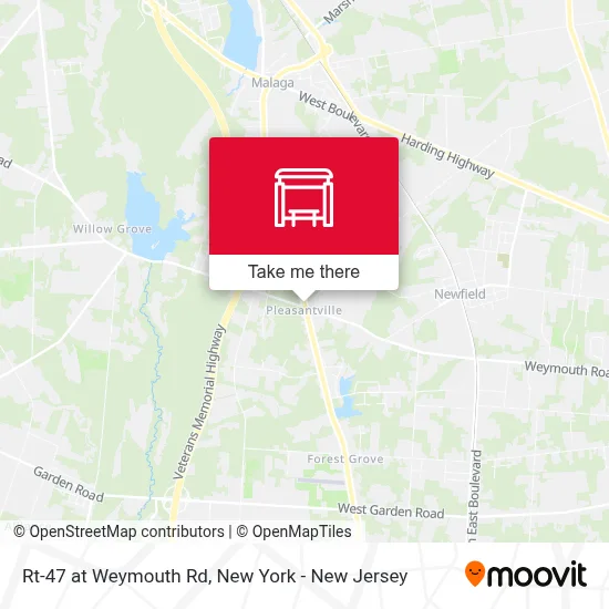 Rt-47 at Weymouth Rd map