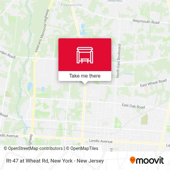 Rt-47 at Wheat Rd map