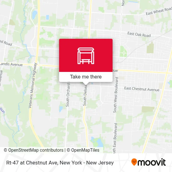 Rt-47 at Chestnut Ave map