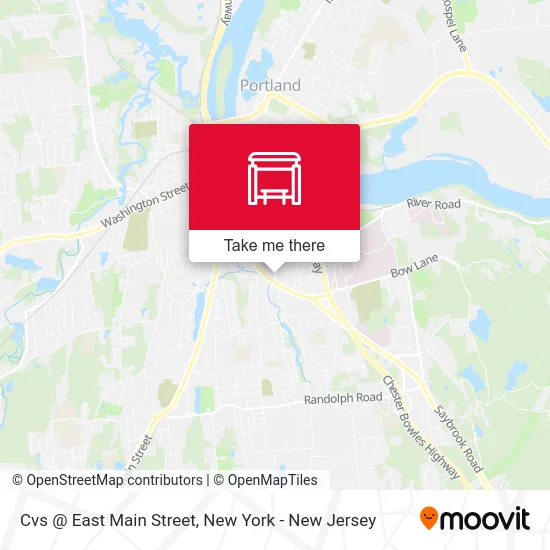 Cvs @ East Main Street map
