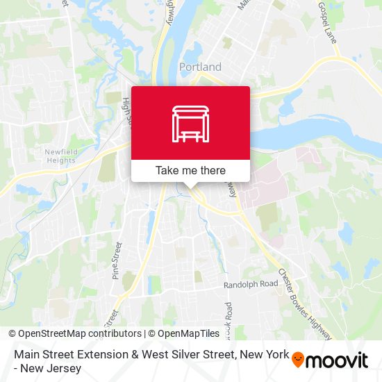 Mapa de Main Street Extension & West Silver Street