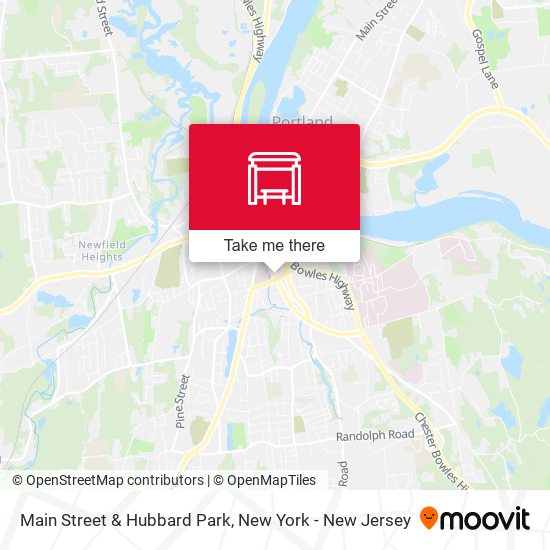 Main Street & Hubbard Park map