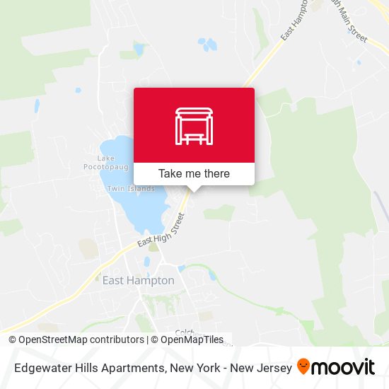 Mapa de Edgewater Hills Apartments