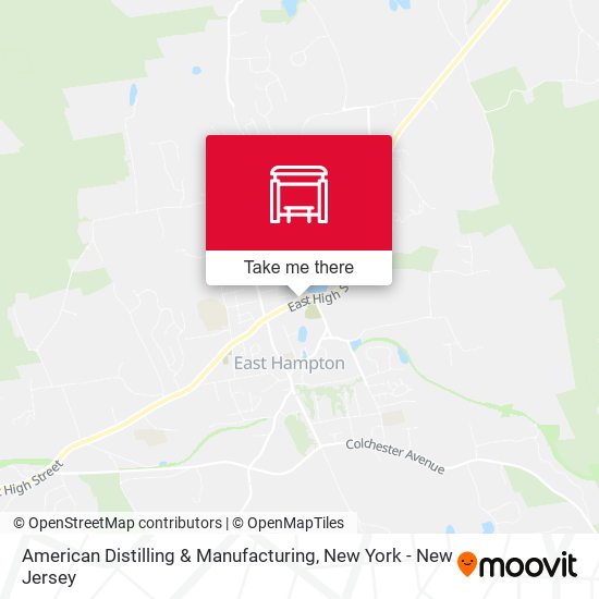 American Distilling & Manufacturing map