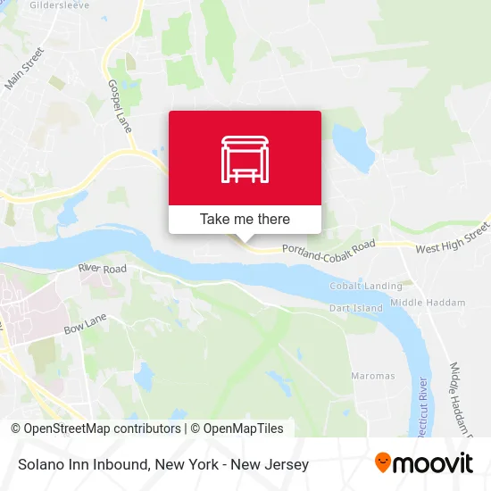 Solano Inn Inbound map