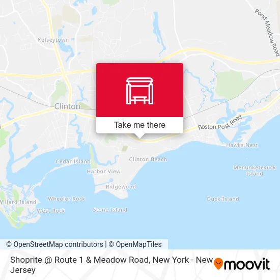 Shoprite @ Route 1 & Meadow Road map