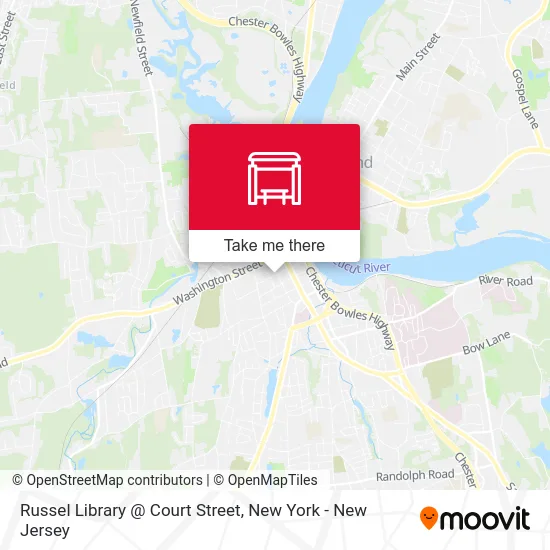 Russel Library @ Court Street map