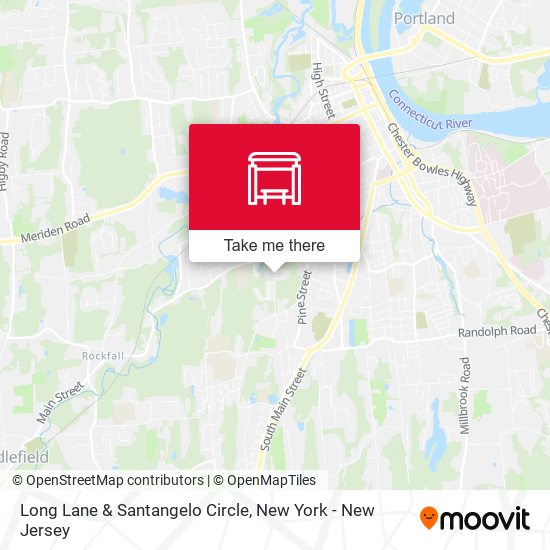 Long Lane & Santangelo Circle map