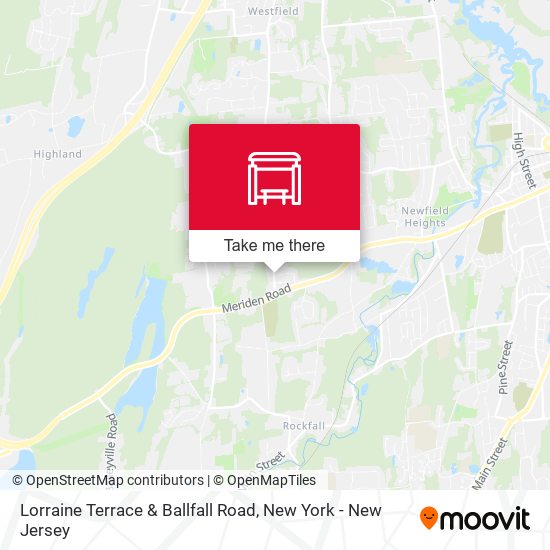 Lorraine Terrace & Ballfall Road map
