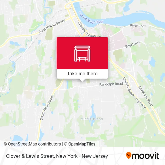 Clover & Lewis Street map