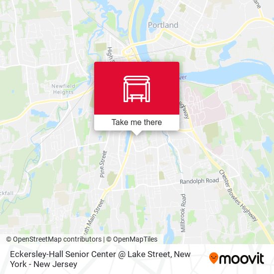 Eckersley-Hall Senior Center @ Lake Street map
