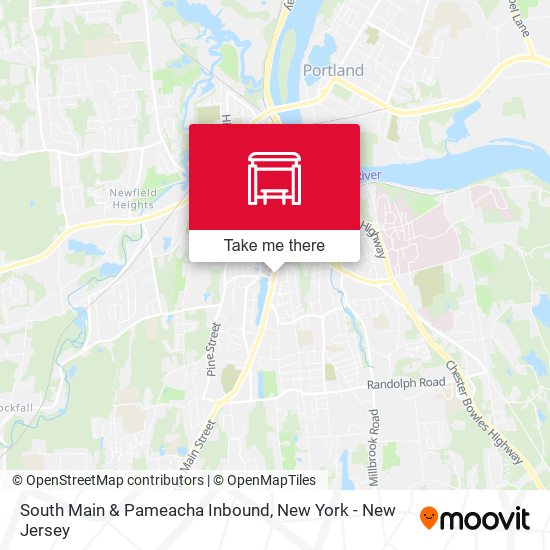 Mapa de South Main & Pameacha Inbound