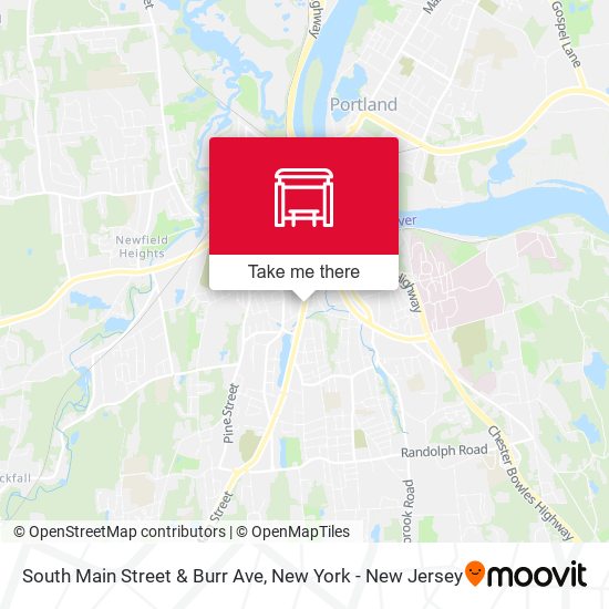 Mapa de South Main Street & Burr Ave