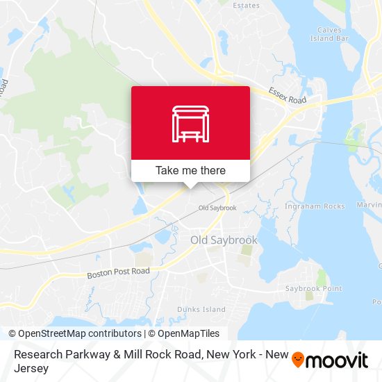 Research Parkway & Mill Rock Road map