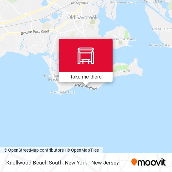 Knollwood Beach South map