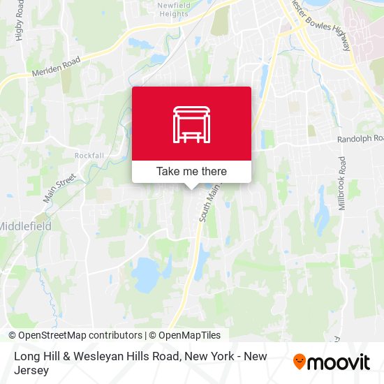 Mapa de Long Hill & Wesleyan Hills Road