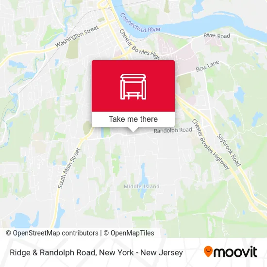 Ridge & Randolph Road map