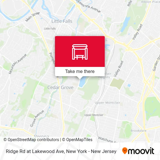 Ridge Rd at Lakewood Ave map