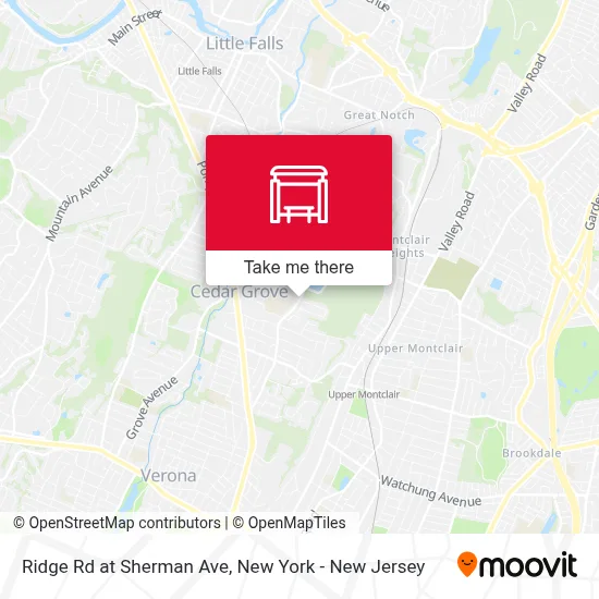 Ridge Rd at Sherman Ave map