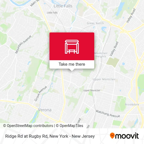 Ridge Rd at Rugby Rd map