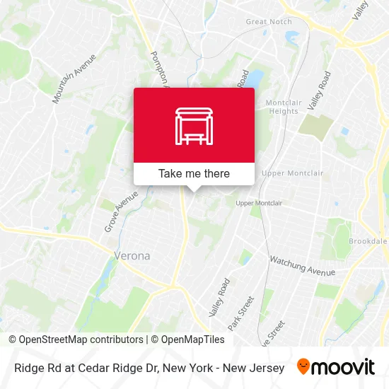 Ridge Rd at Cedar Ridge Dr map