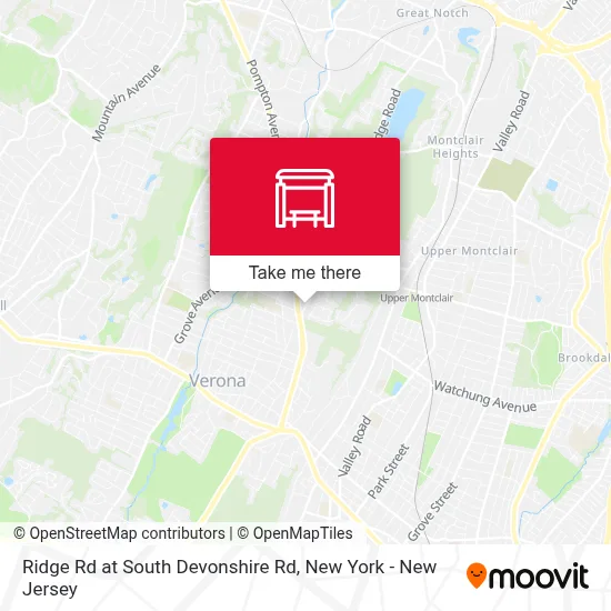 Ridge Rd at South Devonshire Rd map