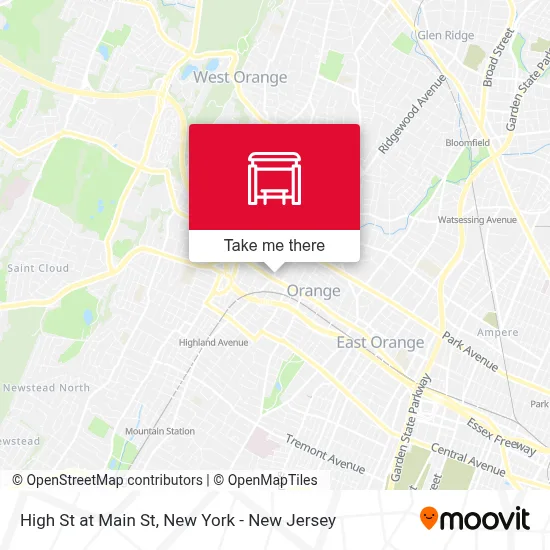 High St at Main St map
