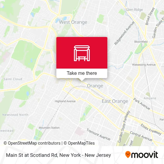 Main St at Scotland Rd map