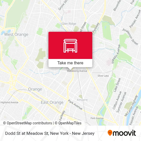 Dodd St at Meadow St map